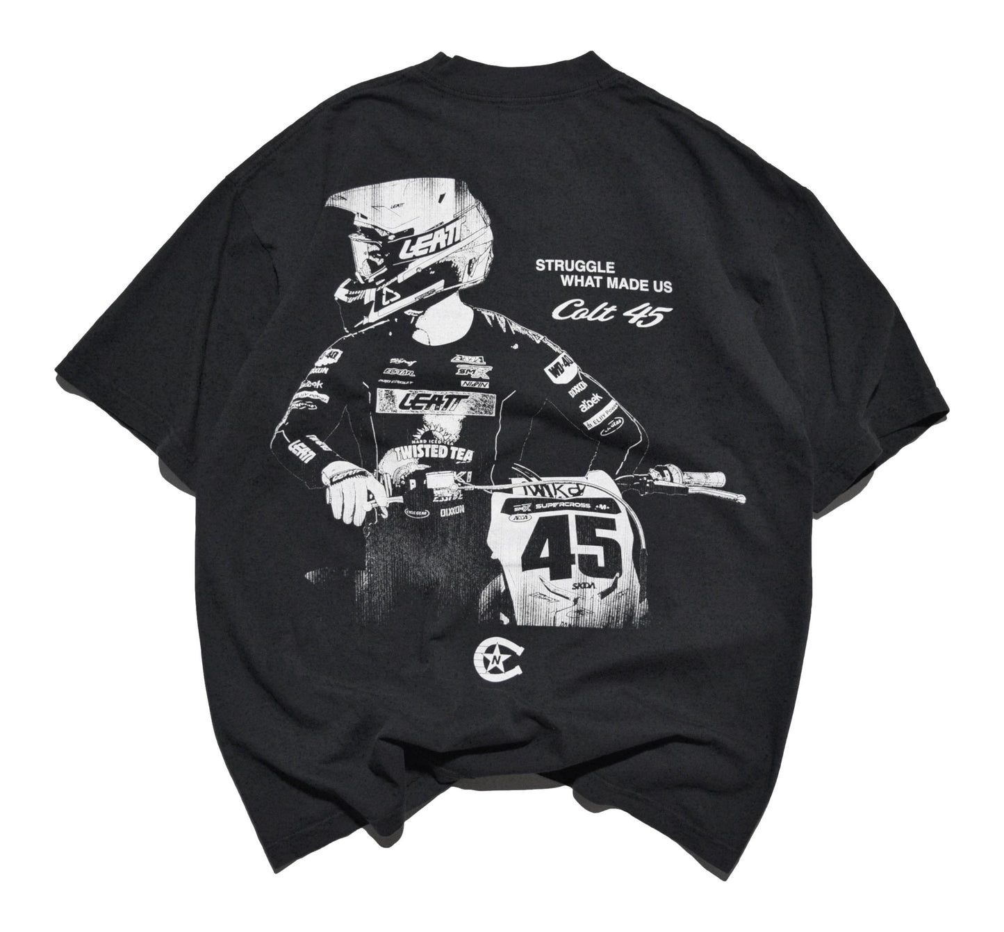 Struggle What Made Us T-Shirt - Off-Black